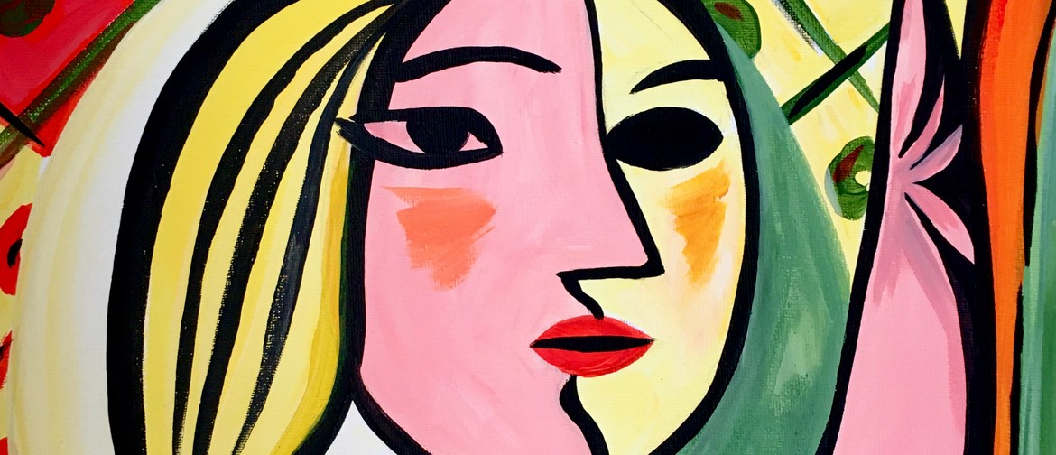 Paint & Wine Night - Picasso Girl - Paintvine