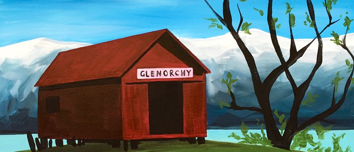 Paint & Wine Night - Glenorchy Shed - Paintvine