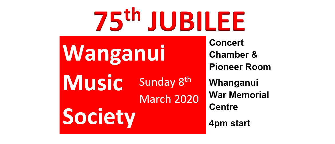 Wanganui Music Society: 75th Jubilee Celebration