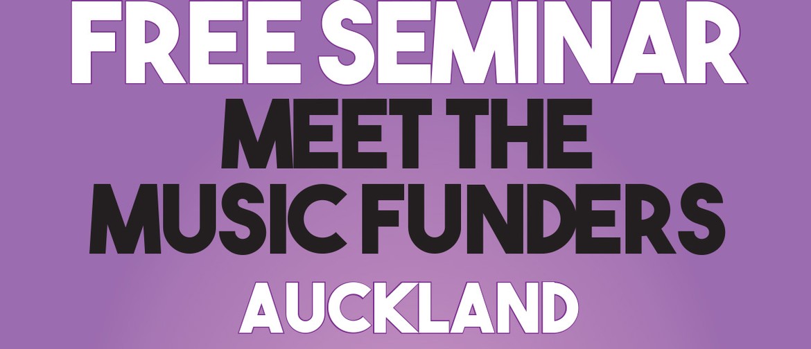 Meet the Music Funders - Seminar