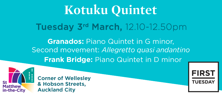 First Tuesday Concert - Kotuku Quintet