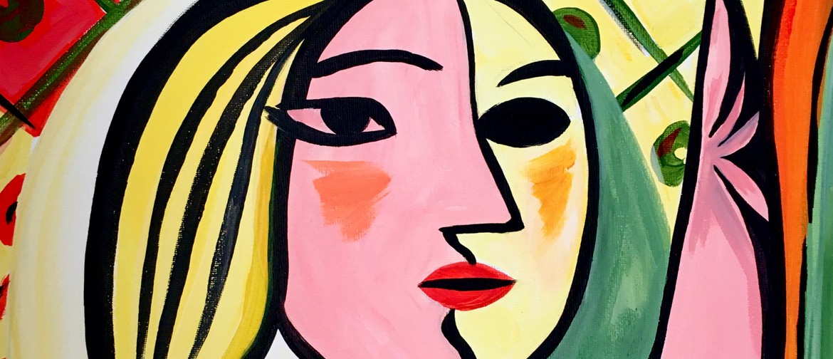 Paint & Wine Night - Picasso Girl - Paintvine