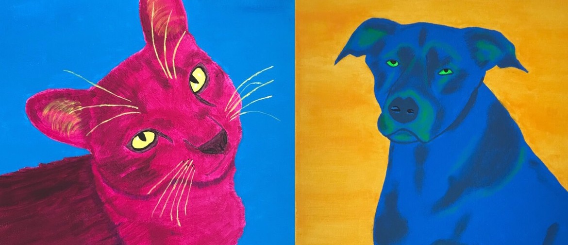 Paint & Drink - Paint Your Pet Pop Art Style