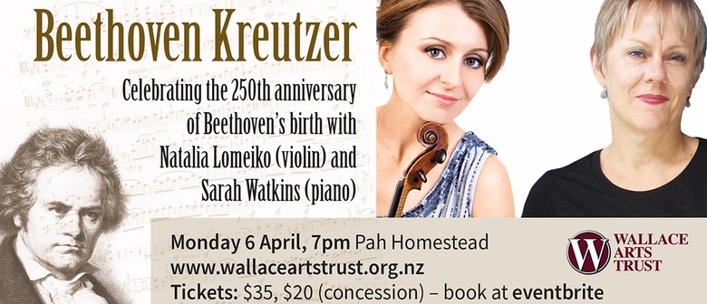 Beethoven Kreutzer with Sarah Watkins (Piano) & Natalia Lo