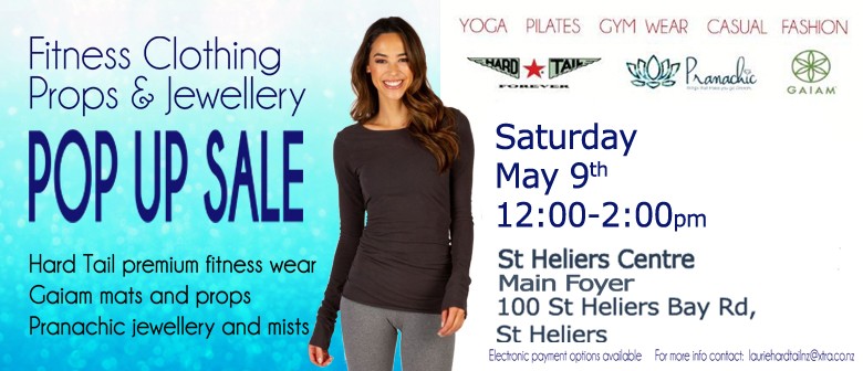 St Heliers Women's Fitnesswear and Jewellery Pop Up Sale: POSTPONED