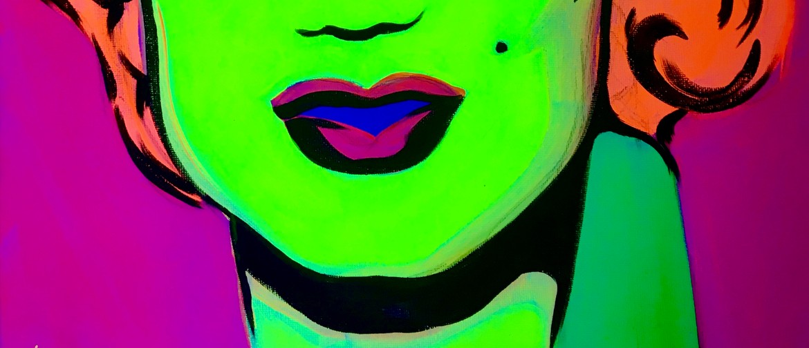 Glow In The Dark Paint Night - Marilyn Monroe - Paintvine: CANCELLED