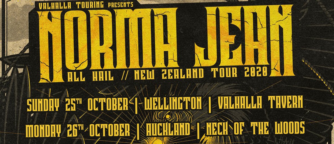 Norma Jean - All Hail - Auckland: CANCELLED