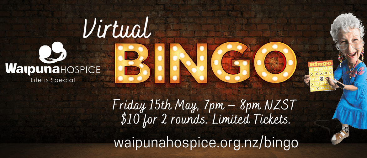 Waipuna Hospice Virtual Bingo!