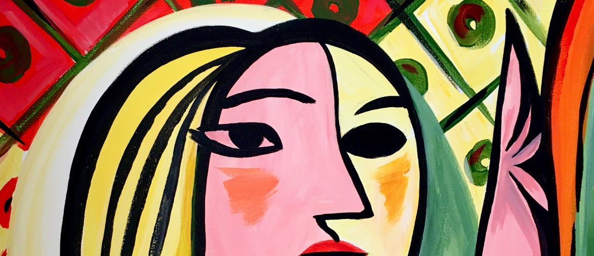 Paint and Wine Night - Picasso Girl - Paintvine
