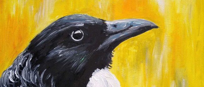 Paint and Wine Night - Kowhai Tui - Paintvine