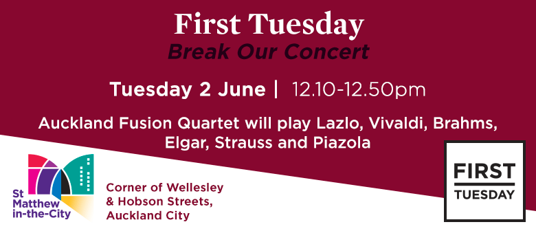 First Tuesday Concert - Auckland Fusion Quartet