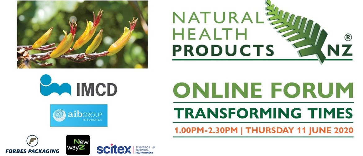 Natural Health Products NZ Online Forum - Transforming Times