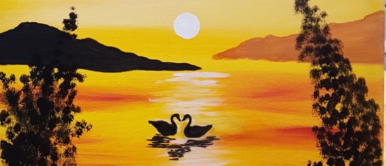 Paint & Drink - Swan Lake