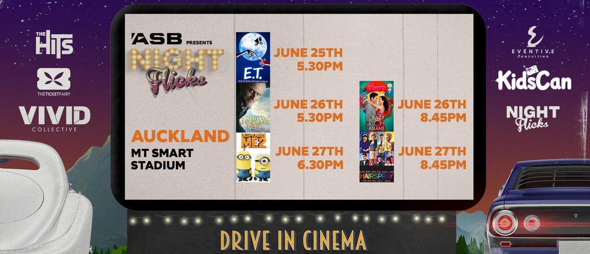 ASB Presents: Night Flicks Drive-In Cinema - Auckland