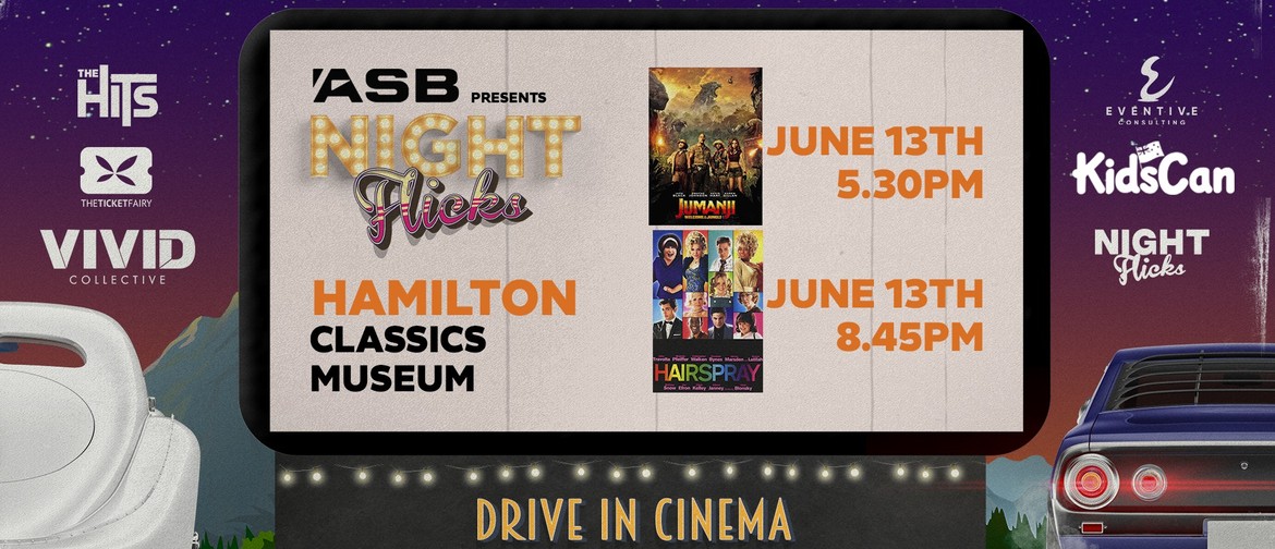 ASB Presents: Night Flicks Drive In Cinema - Hamilton