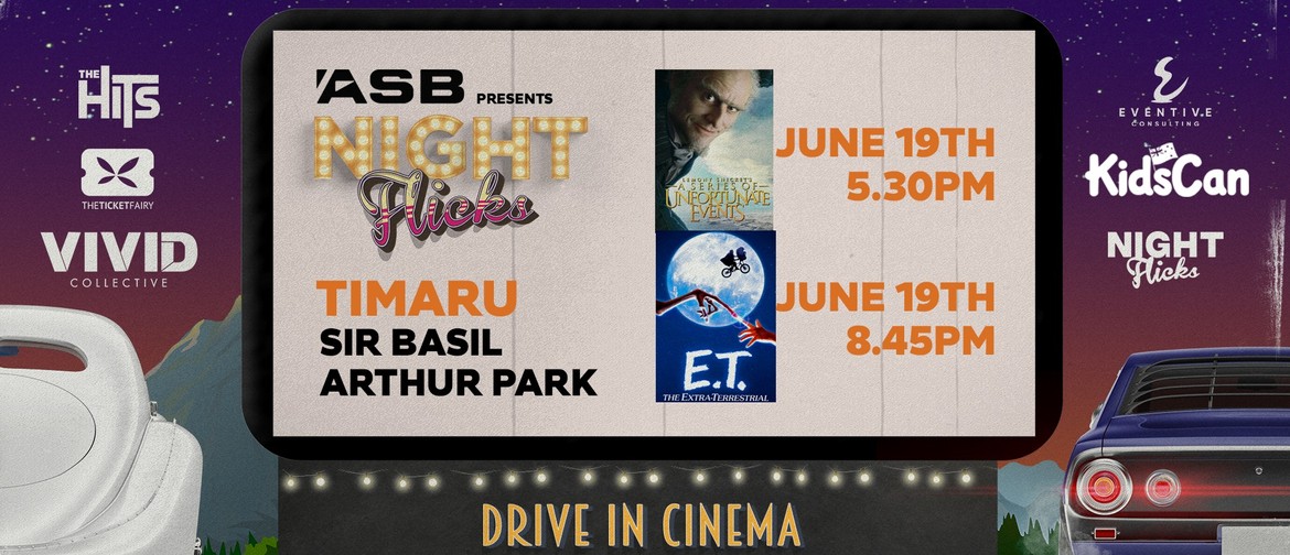 ASB Presents: Night Flicks Drive In Cinema - Timaru