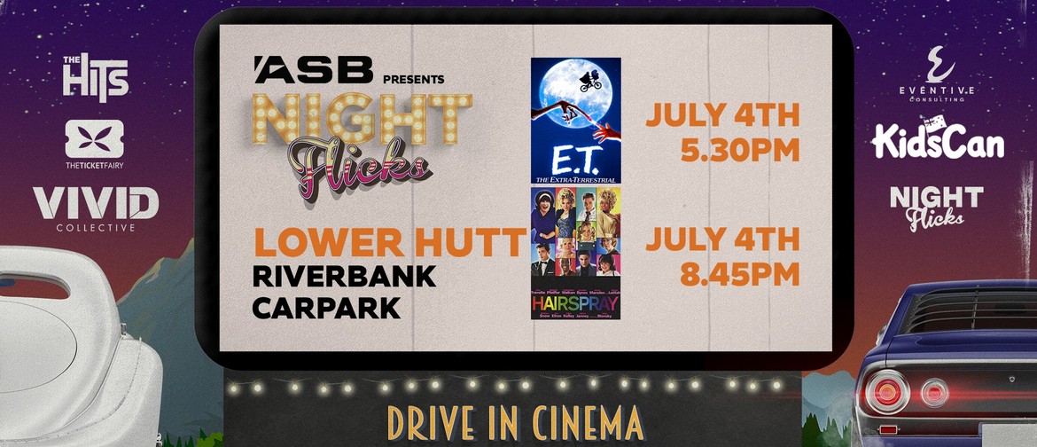 ASB Presents: Night Flicks Drive in Cinema - Lower Hutt