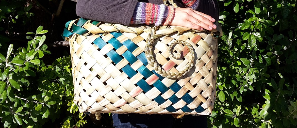 Weave a Flax Shopping Basket - Nelson