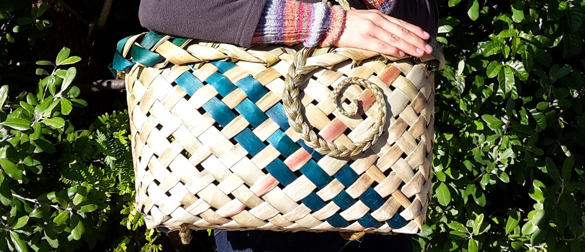 Weave a Flax Shopping Basket - Golden Bay