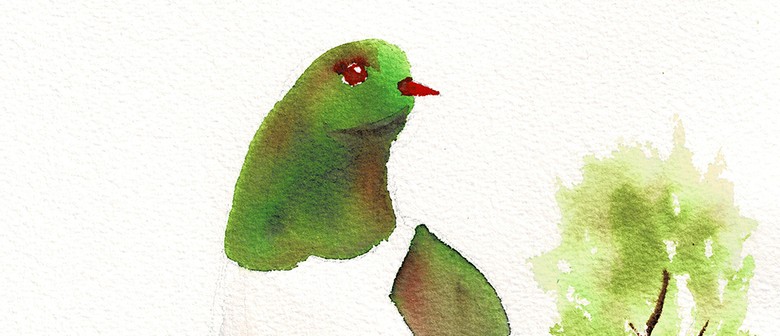 Watercolour & Wine Night - Kereru - Paintvine