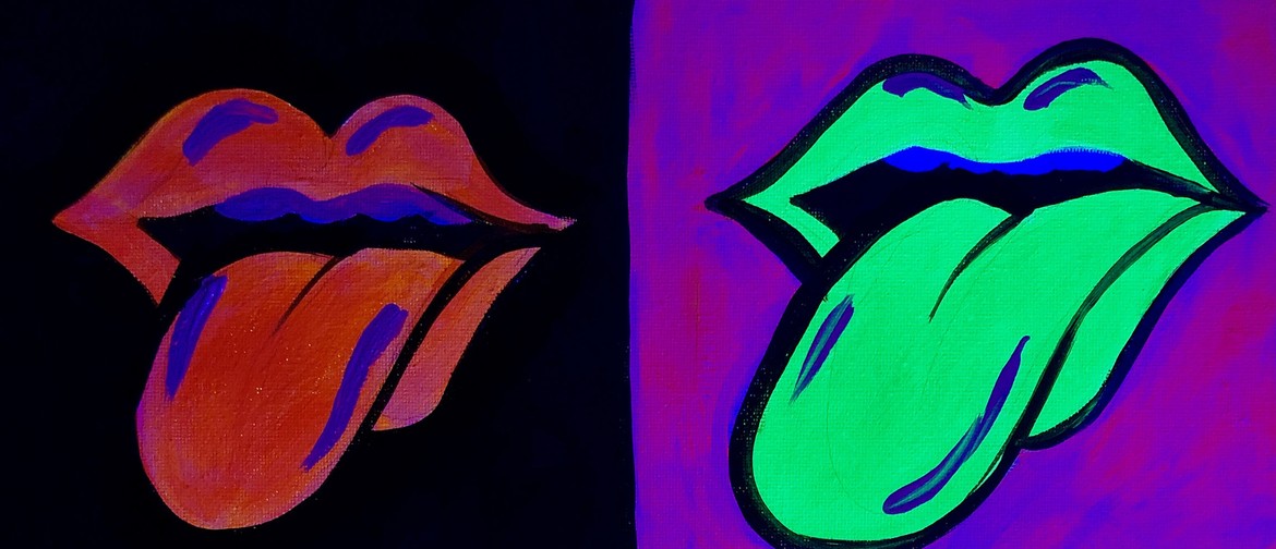 Glow in the Dark Paint Night - Rolling Stones -  Paintvine