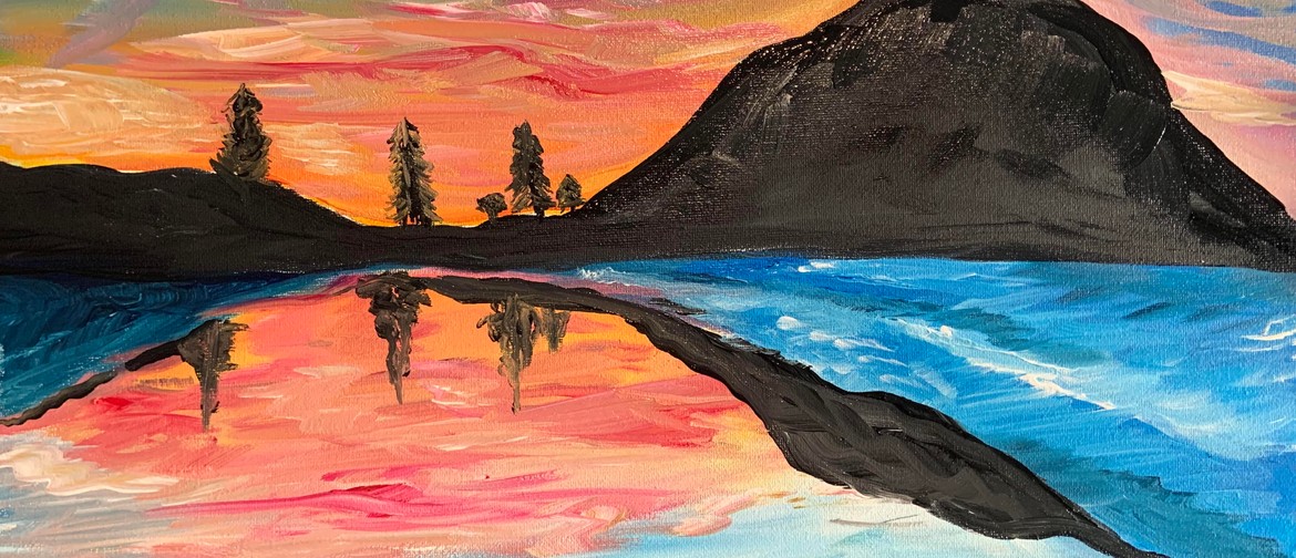 Paint and Wine Night - Sunset at The Mount - Paintvine