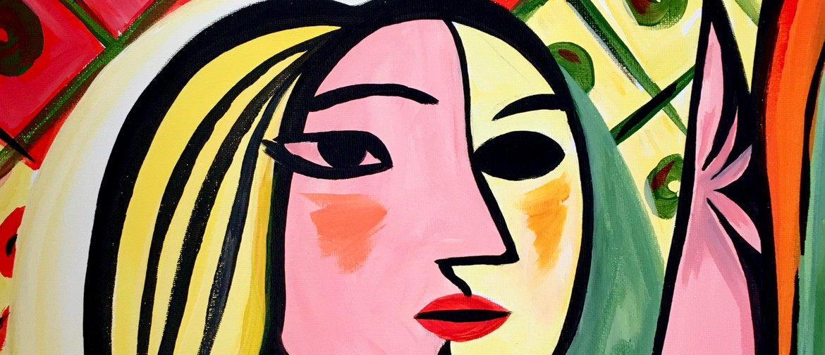 Paint and Wine Night - Picasso Girl - Paintvine