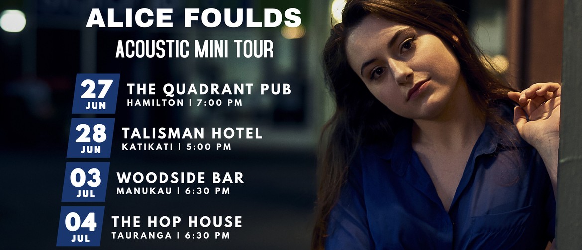 Alice Foulds Acoustic Mini Tour