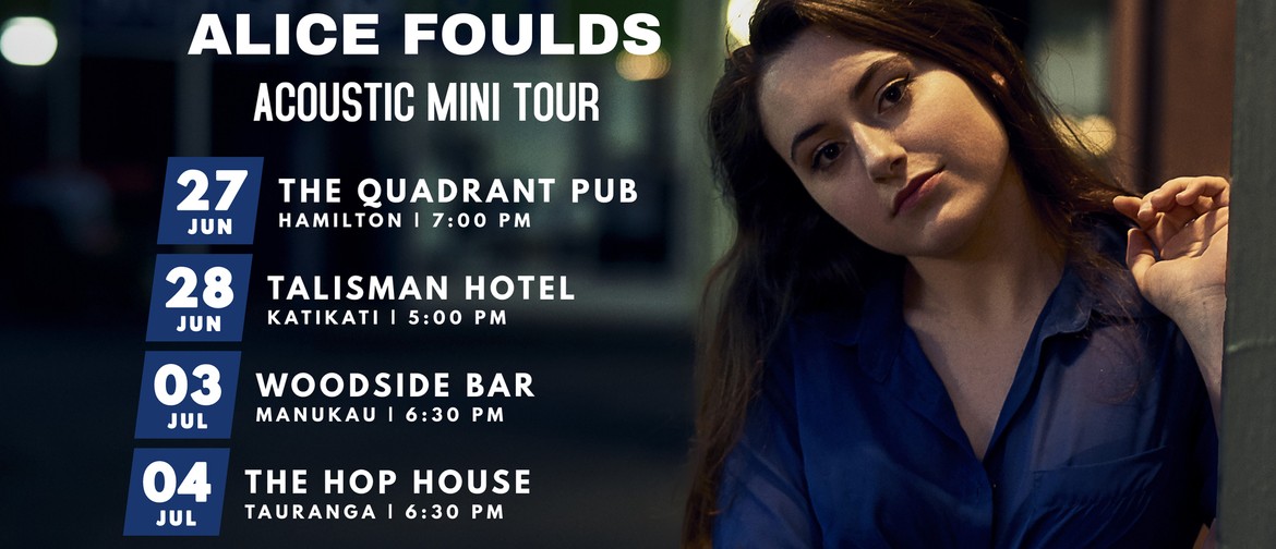 Alice Foulds Acoustic Mini Tour
