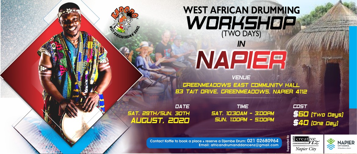 West African Drumming Workshop - Two Days