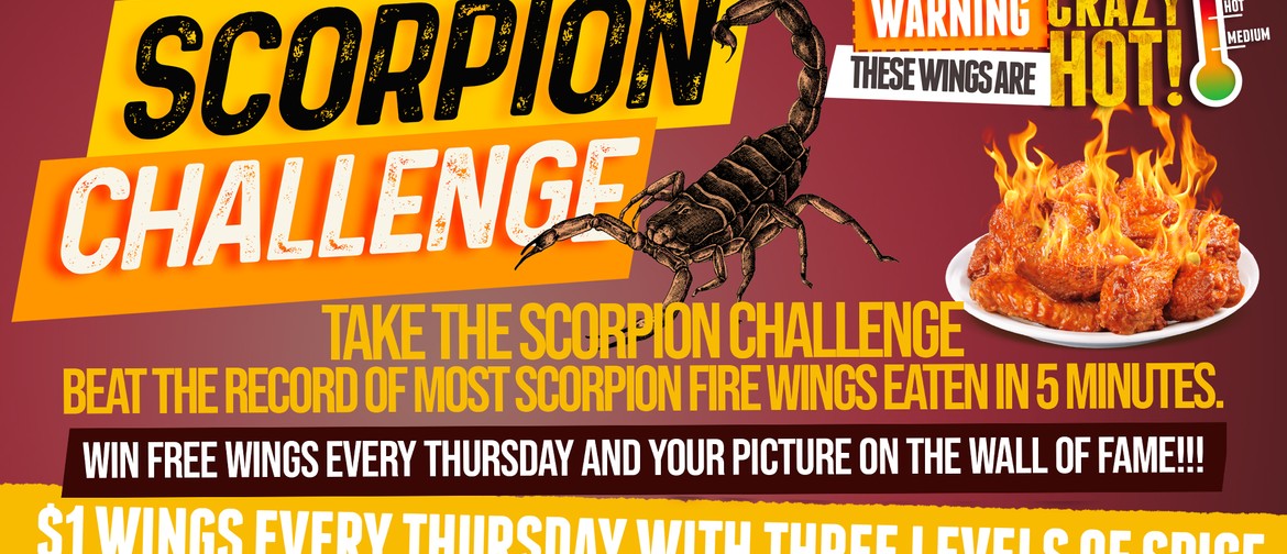 Scorpion Hot Wing Challenge
