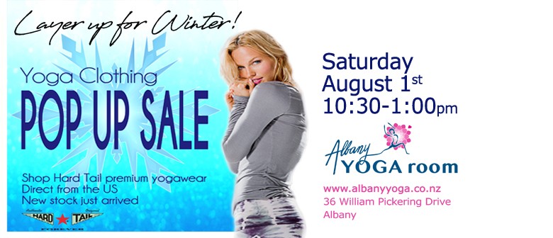 Albany Yoga Clothing Pop Up Sale