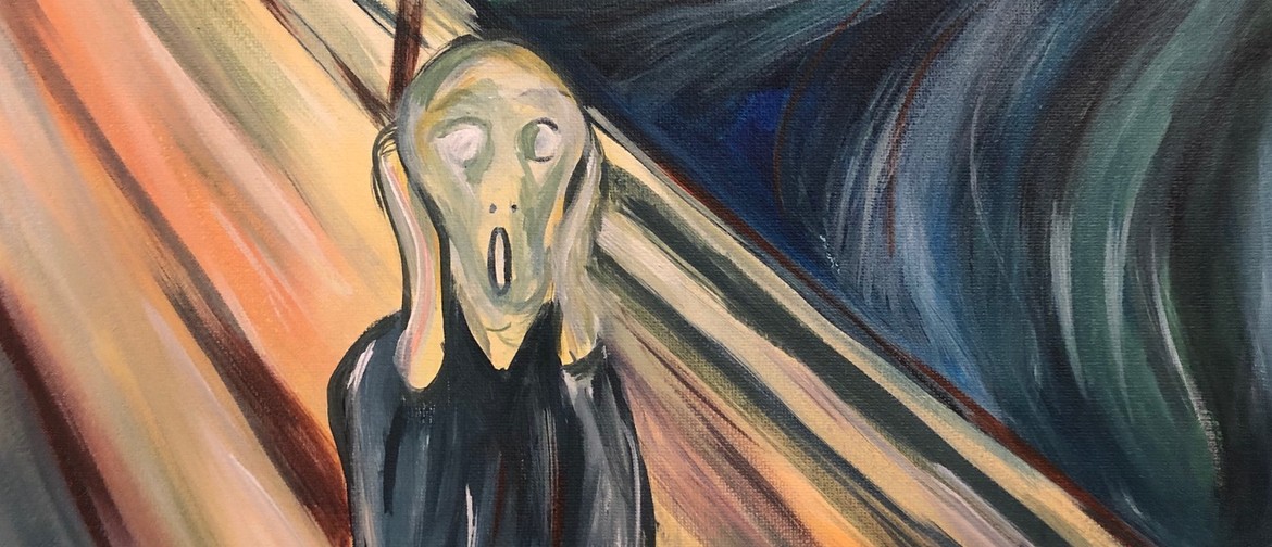 Paint and Wine Night - The Scream