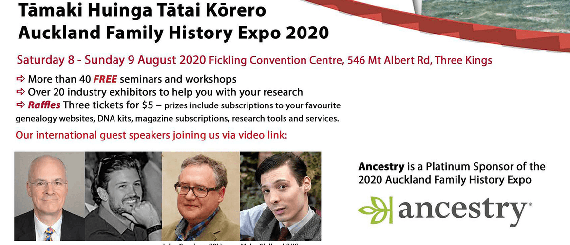 2020 Auckland Family History Expo