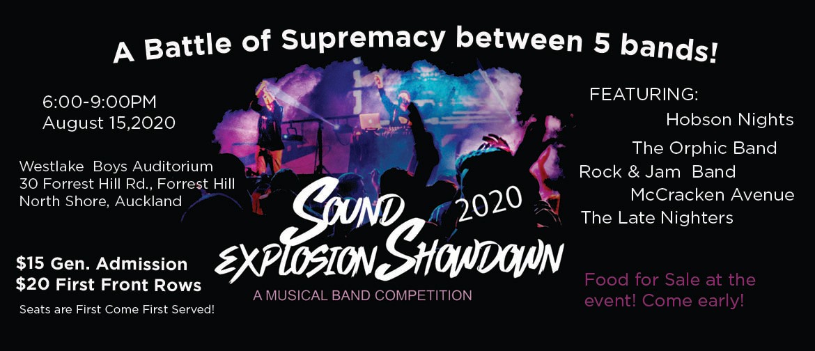 Sound Explosion Showdown 2020: POSTPONED