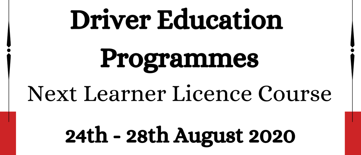 Driver Education Programme: Learners Licence Course