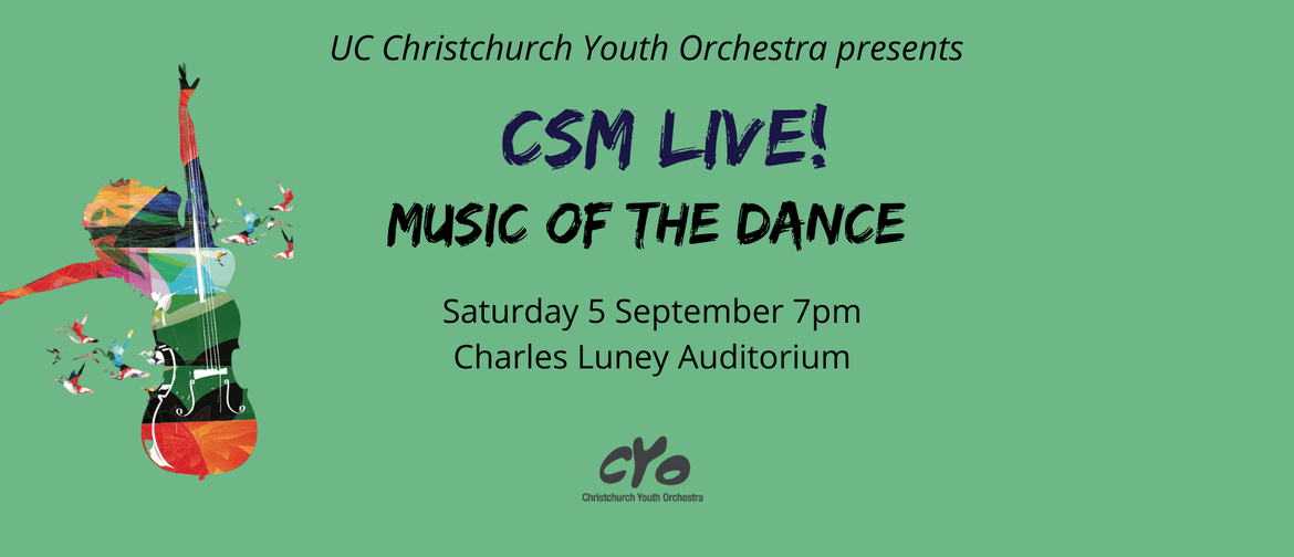 UC CYO presents CSM Live, Music of the Dance: CANCELLED
