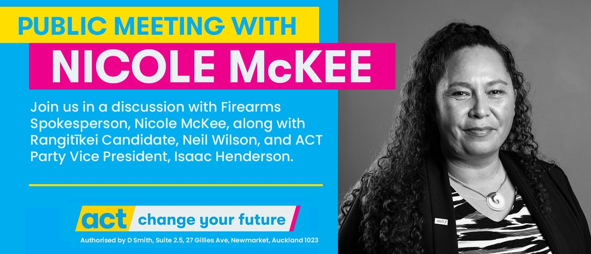 Public Meeting with ACT Candidate Nicole Mckee