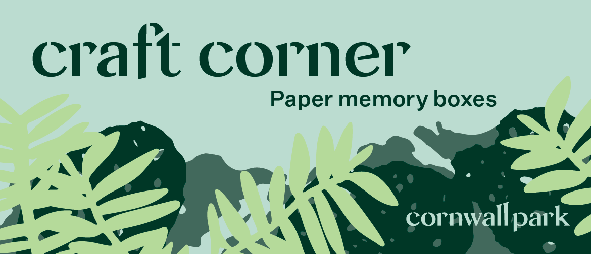 Craft Corner: Paper Memory Boxes