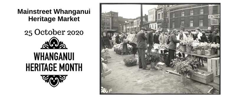 Mainstreet Whanganui Heritage Market: CANCELLED