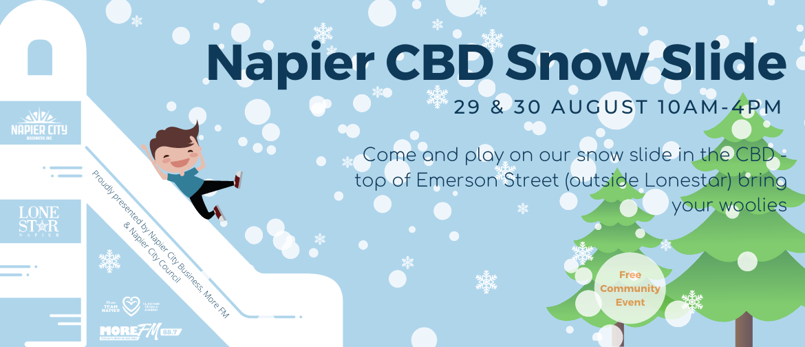 Napier CBD Snow Slide: CANCELLED