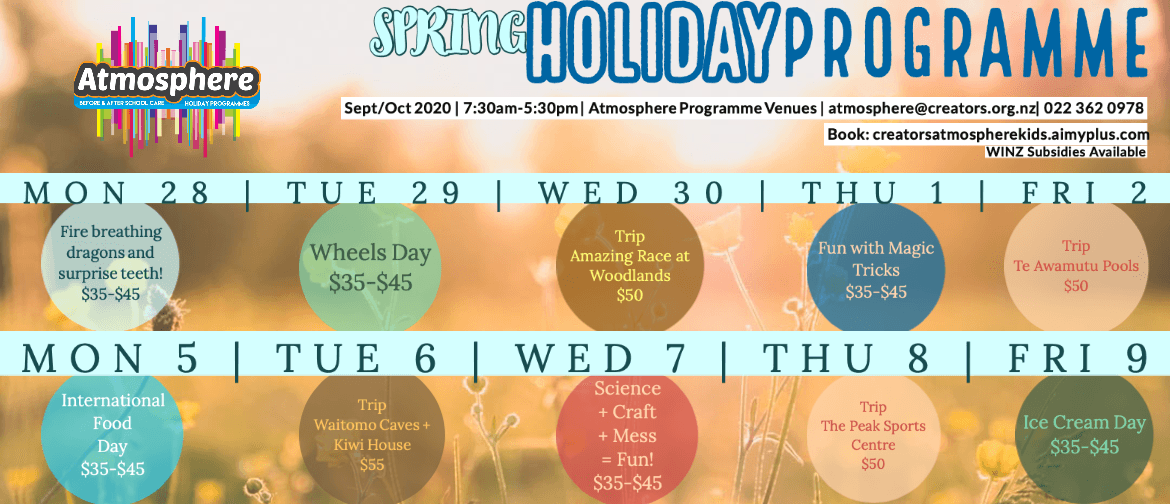 Atmosphere - Holiday Programme