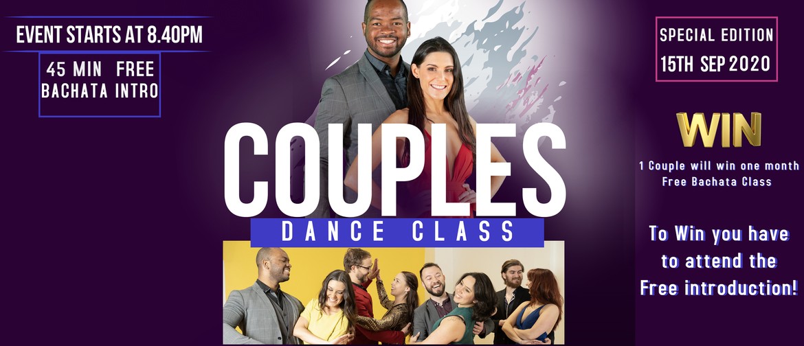 Couples Dance Class - 45 mins Beginners Bachata