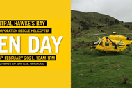 Central Hawke's Bay Rescue Helicopter Open Day: CANCELLED