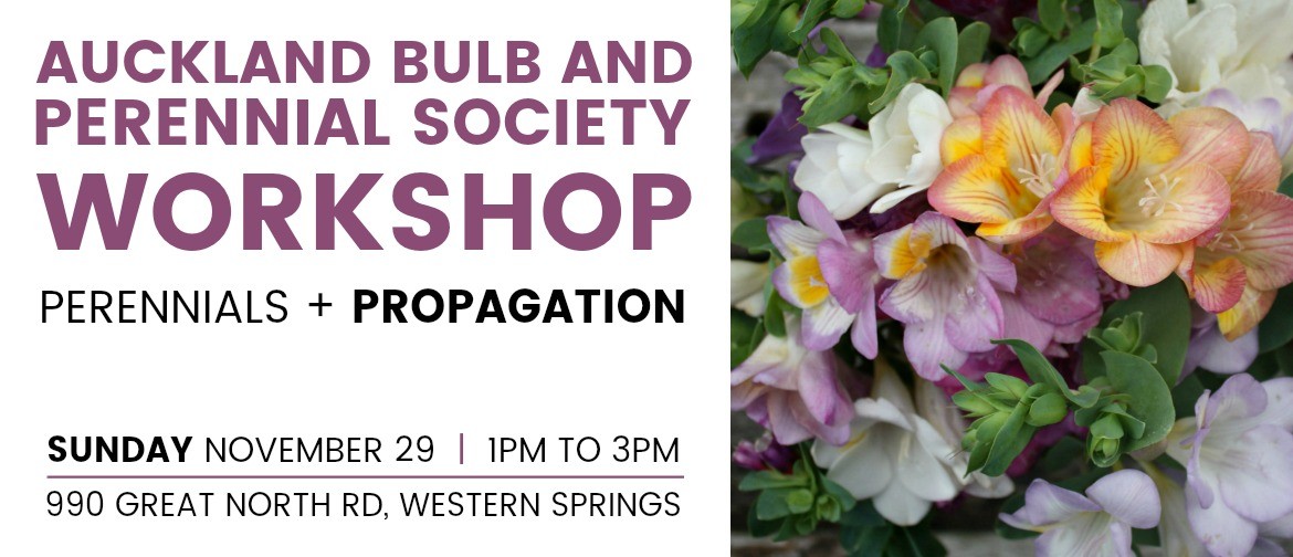 Auckland Bulb And Perennial Society Workshop