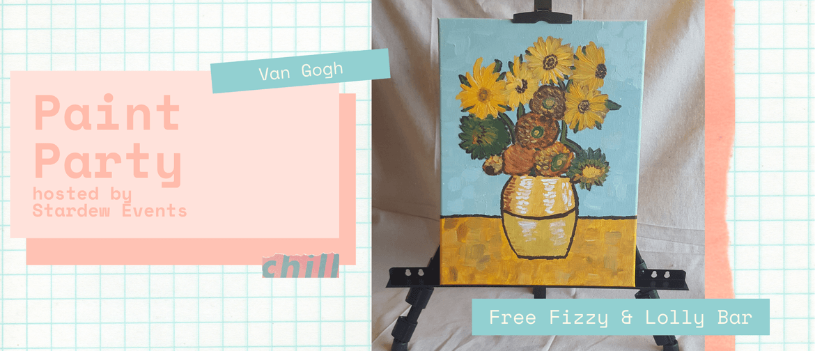 Paint Party "Van Gogh Sunflowers" Stardew Events