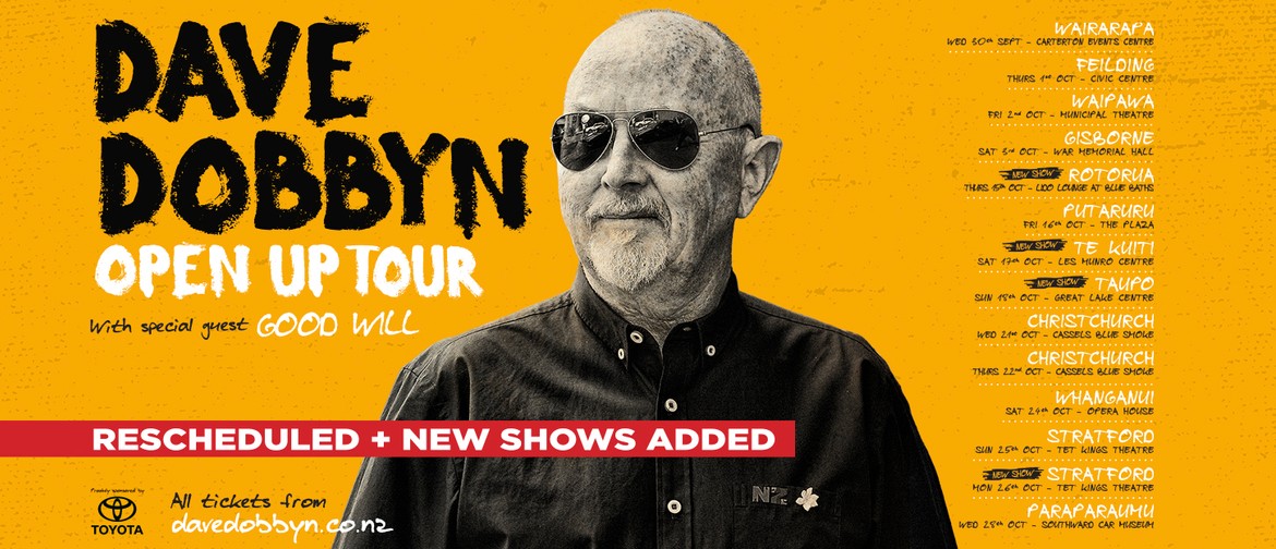 Dave Dobbyn - Open Up Tour