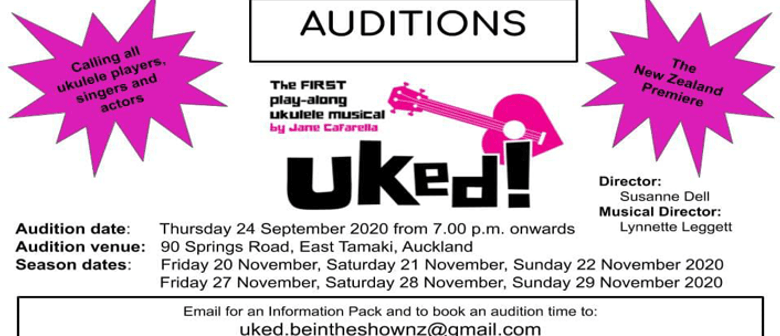 Auditions - "Uked" The First Play-along Ukulele Musical
