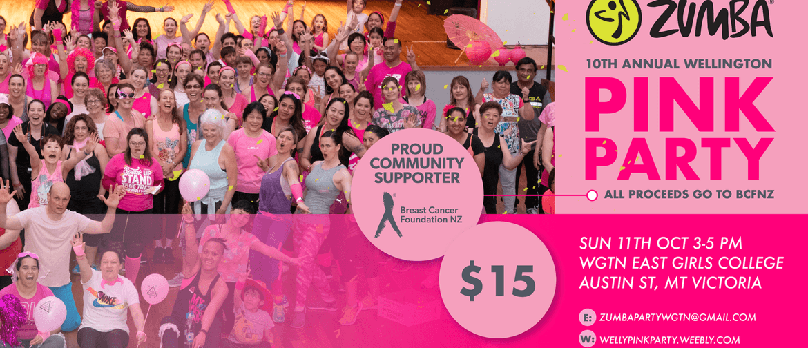 Pink Party Zumbathon® Charity Event Wellington
