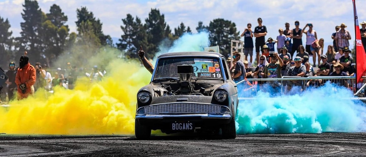 Central Motor Speedway NZ Burnout Champs + Track Action